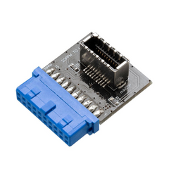 Akasa 20 tűs USB 3.1 belső csatlakozó (AK-CBUB51-BK) (AK-CBUB51-BK)